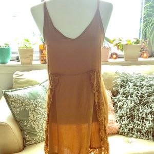 Free People Lace Slip Dress